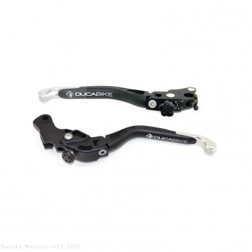 Adjustable Folding Brake and Clutch Lever Set by Ducabike Ducati / Monster 821 / 2015