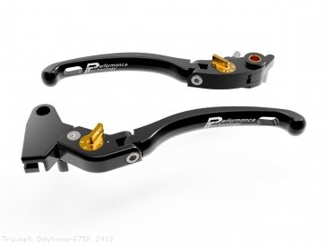 ECO GP 1 Brake & Clutch Lever Set by Performance Technologies Triumph / Daytona 675R / 2012