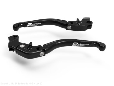 Adjustable Folding Brake and Clutch Lever Set by Performance Technology Ducati / Multistrada 950 / 2017