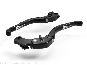 Adjustable Folding Brake and Clutch Lever Set by Performance Technology Ducati / Scrambler 800 Classic / 2016