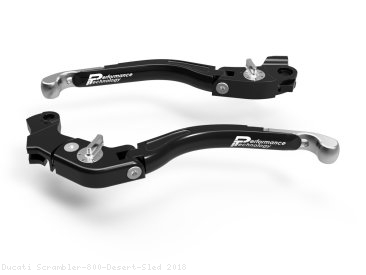 Adjustable Folding Brake and Clutch Lever Set by Performance Technology Ducati / Scrambler 800 Desert Sled / 2018