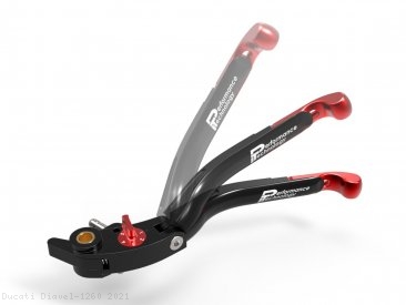 Adjustable Folding Brake and Clutch Lever Set by Performance Technology Ducati / Diavel 1260 / 2021