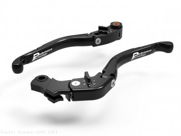 Adjustable Folding Brake and Clutch Lever Set by Performance Technology Ducati / Diavel 1260 / 2021