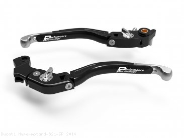 Adjustable Folding Brake and Clutch Lever Set by Performance Technology Ducati / Hypermotard 821 SP / 2014