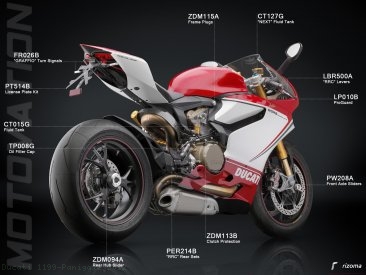 Rizoma Rear Hub Cover Ducati / 1199 Panigale / 2012