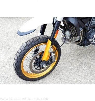 Aluminum Fork Guards by Ducabike Ducati / Scrambler 800 Desert Sled / 2017