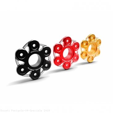 6 Hole Bi-color Rear Sprocket Carrier Flange Cover by Ducabike Ducati / Panigale V4 Speciale / 2019