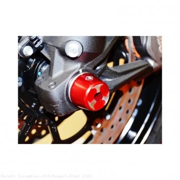 Front Fork Axle Sliders by Ducabike Ducati / Scrambler 800 Desert Sled / 2020