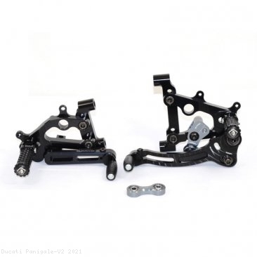 Type 3 Adjustable SBK Rearsets by Ducabike Ducati / Panigale V2 / 2021