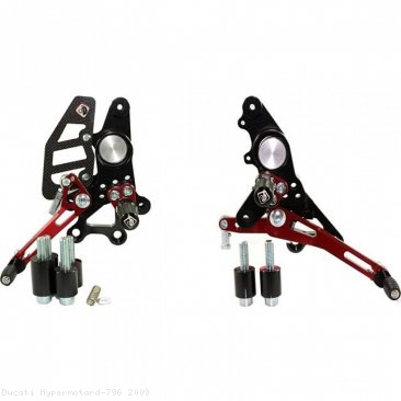 Folding Peg Rearsets by Ducabike Ducati / Hypermotard 796 / 2009