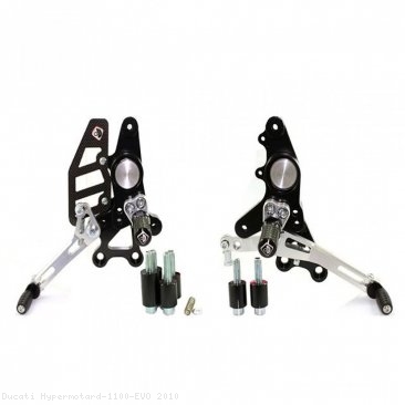 Folding Peg Rearsets by Ducabike Ducati / Hypermotard 1100 EVO / 2010