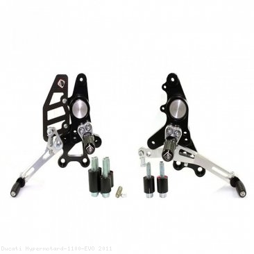 Folding Peg Rearsets by Ducabike Ducati / Hypermotard 1100 EVO / 2011
