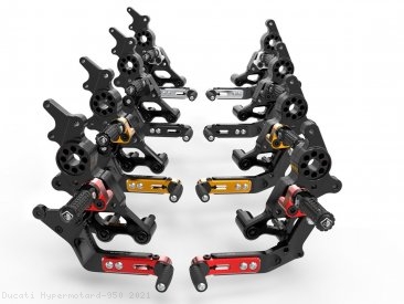 Adjustable Rearsets by Ducabike Ducati / Hypermotard 950 / 2021