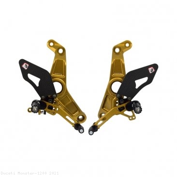 Adjustable Rearsets by Ducabike Ducati / Monster 1200 / 2021