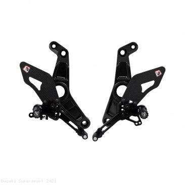 Adjustable Rearsets by Ducabike Ducati / Supersport / 2021