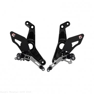 Adjustable Rearsets by Ducabike Ducati / Monster 1200 / 2018