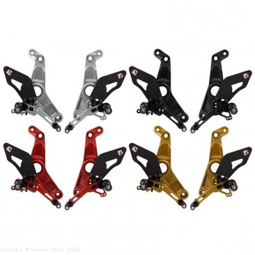 Adjustable Rearsets by Ducabike Ducati / Monster 821 / 2021