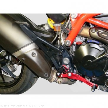 Adjustable Rearsets by Ducabike Ducati / Hypermotard 821 SP / 2014