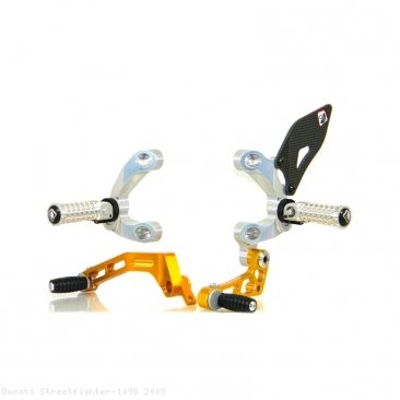 Adjustable Rearsets by Ducabike Ducati / Streetfighter 1098 / 2009