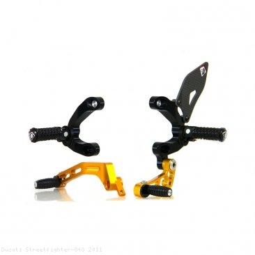 Adjustable Rearsets by Ducabike Ducati / Streetfighter 848 / 2011