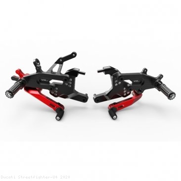 Adjustable SBK Rearsets by Ducabike Ducati / Streetfighter V4 / 2020