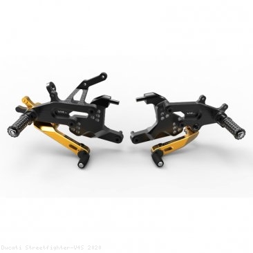 Adjustable SBK Rearsets by Ducabike Ducati / Streetfighter V4S / 2020