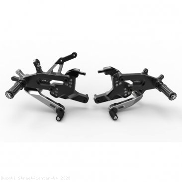 Adjustable SBK Rearsets by Ducabike Ducati / Streetfighter V4 / 2023
