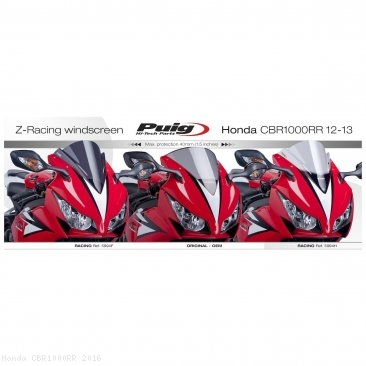 Z-RACING Windscreen by PUIG Honda / CBR1000RR / 2016