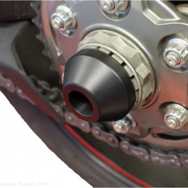 Rear Axle Sliders by Evotech Performance Ducati / Diavel / 2013