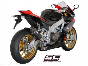 Race Oval Exhaust by SC-Project Aprilia / RSV4 Factory APRC / 2011