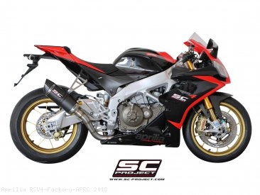 Race Oval Exhaust by SC-Project Aprilia / RSV4 Factory APRC / 2013