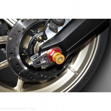 Rear Axle Spool Style Slider Kit by Ducabike Ducati / Monster 797 / 2018