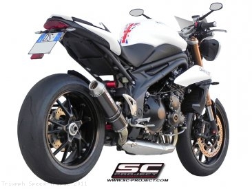 GP EVO Low Mount Exhaust by SC-Project Triumph / Speed Triple / 2011