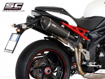 Conic High Mount Exhaust by SC-Project Triumph / Speed Triple / 2011