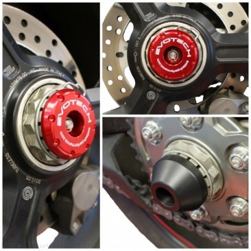 Rear Axle Sliders by Evotech Performance Ducati / Multistrada 1200 / 2012