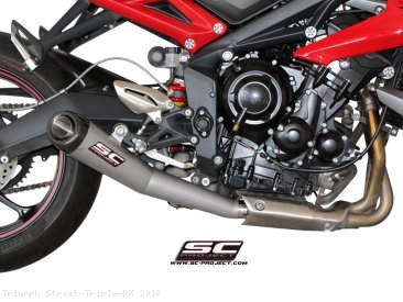 Conic Exhaust by SC-Project Triumph / Street Triple RX / 2016