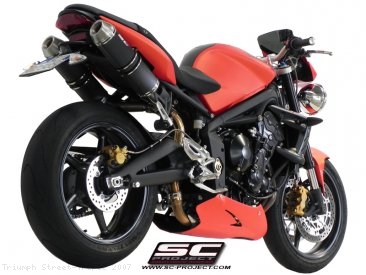 GP-EVO High Mount Exhaust BY SC-Project Triumph / Street Triple / 2007