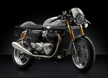送料無料 通販  Front (ZTH058) 2019 / 1200 R Thruxton / Triumph Rizoma by Fender バイクマフラー