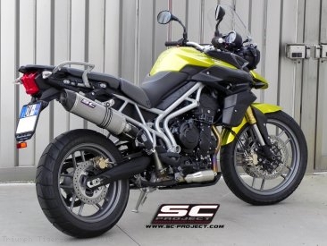 Oval Exhaust by SC Project Triumph Tiger 800 XC 2015 T06 H02