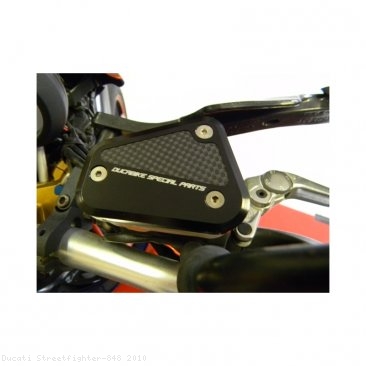 Brake and Clutch Fluid Tank Reservoir Caps by Ducabike Ducati / Streetfighter 848 / 2010