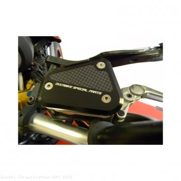 Brake and Clutch Fluid Tank Reservoir Caps by Ducabike Ducati / Streetfighter 848 / 2011