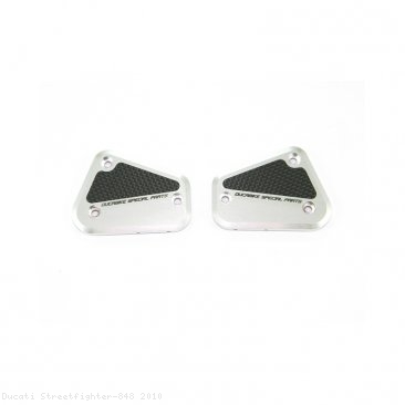 Brake and Clutch Fluid Tank Reservoir Caps by Ducabike Ducati / Streetfighter 848 / 2010