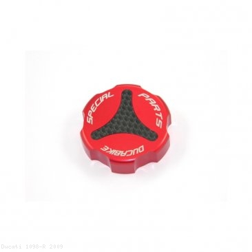 Carbon Inlay Rear Brake Fluid Tank Cap by Ducabike Ducati / 1098 R / 2009