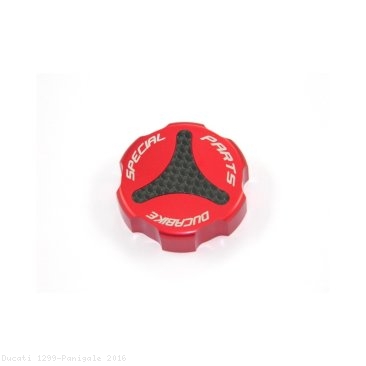 Carbon Inlay Rear Brake Fluid Tank Cap by Ducabike Ducati / 1299 Panigale / 2016