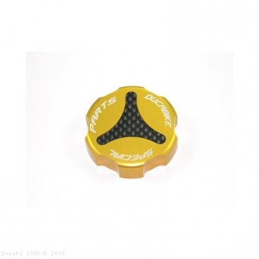 Carbon Inlay Rear Brake Fluid Tank Cap by Ducabike Ducati / 1098 R / 2009