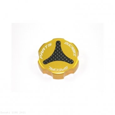 Carbon Inlay Rear Brake Fluid Tank Cap by Ducabike Ducati / 1198 / 2011