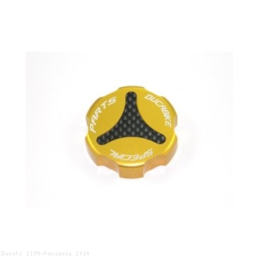 Carbon Inlay Rear Brake Fluid Tank Cap by Ducabike Ducati / 1199 Panigale / 2014