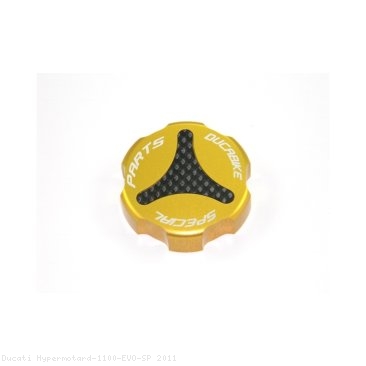 Carbon Inlay Rear Brake Fluid Tank Cap by Ducabike Ducati / Hypermotard 1100 EVO SP / 2011