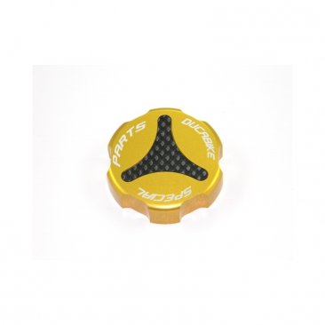 Carbon Inlay Rear Brake Fluid Tank Cap by Ducabike