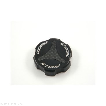 Carbon Inlay Rear Brake Fluid Tank Cap by Ducabike Ducati / 1098 / 2007